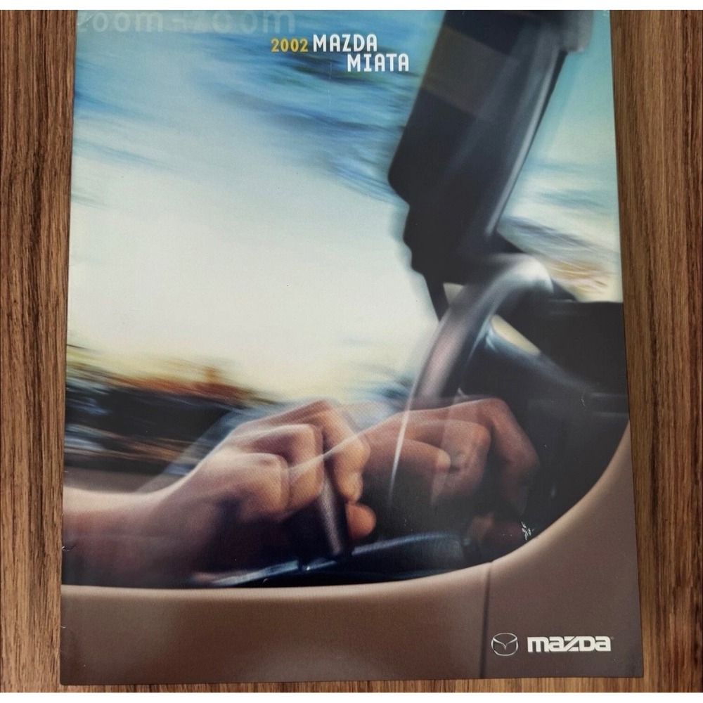 2002 Mazda Miata MX-5 Original Sales Brochure Catalog NB Roadster Specs 02
